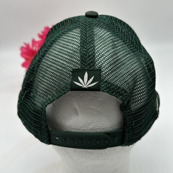 Cotton Mouth Bio Domes Hat Adjustable Tan Green HT5783D - Picture 3 of 5